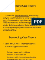 LCSR Notes Re Developing Case Theory 20170622