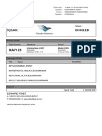 5QX66C Booked: Booking Code: Status