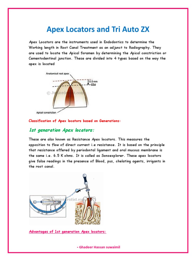 Apex Locators and Tri Auto ZX Download Free PDF Electrical