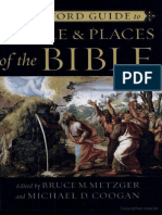The Oxford Guide To People & Places of The Bible