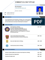 Curriculum Vitae: Tegar Ari Satria Kurniawan