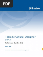 Tekla Structural Designer 2016: Reference Guides (BS)