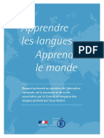 Apprendre Les Langues Apprendre Le Monde