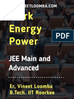 Work, Energy and Power-Iit-Jee (Jee Main and Advanced)