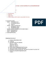 Format Penulisan Stase Asuhan Keperawatan Komprehensif