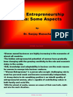 Women Entrepreneurship in India: Some Aspects: Dr. Sanjay Manocha