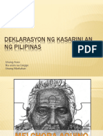 Deklarasyon NG Kasarinlan NG Pilipinas