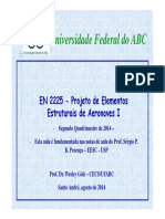 Projeto de Elementos Estruturais de Aeronaves I Aula06_PEEAI