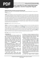 Download FULL-Studi Penurunan Kadar Logam Besi Fe Pada Limbah Batik Dengan Sistem Purifikasi Menggunakan Absorben Nanopartikel Magnetic Fe3O4 by nina SN356145739 doc pdf