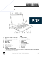 Quickspecs: HP Probook 440 G2 Notebook PC