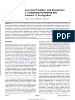 Simplified Liquefaction Prediction and Assessment Method Considering Waveforms and Durations of Earthquakes