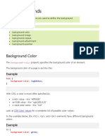 CSS Backgrounds: Background Color