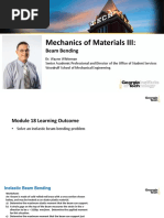 Mechanics of Materials III:: Beam Bending