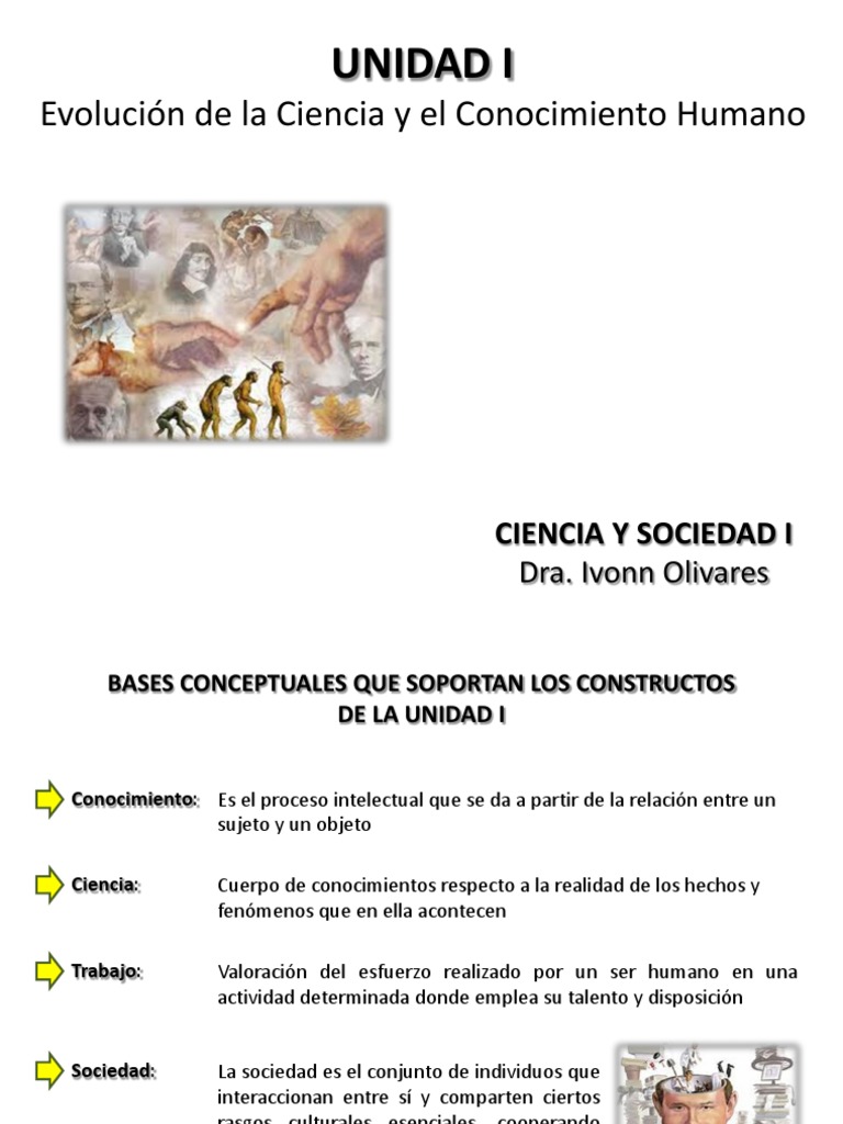 Evolución de La Ciencia y El Conocimiento Humano | PDF | Science ...