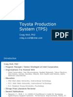 Toyota Production System (TPS) OVERVIEW