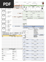 Forged Anvil D&D 5E Character Sheet Printable v2.20 English