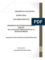 Estructural. Memoria Calc