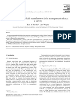 Applications of Artificial Neural Networks in Management Science A Survey PDF