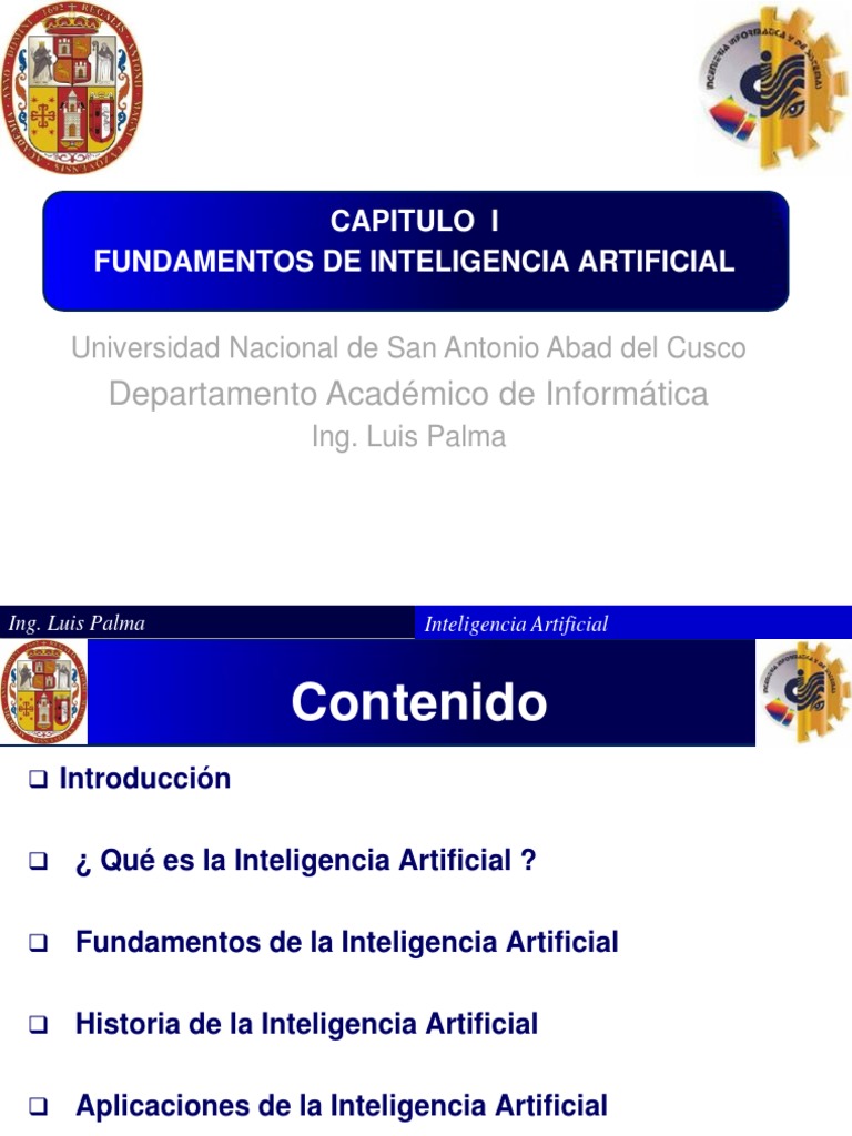 Fundamentos de la Inteligencia Artificial | PDF | Inteligencia ...