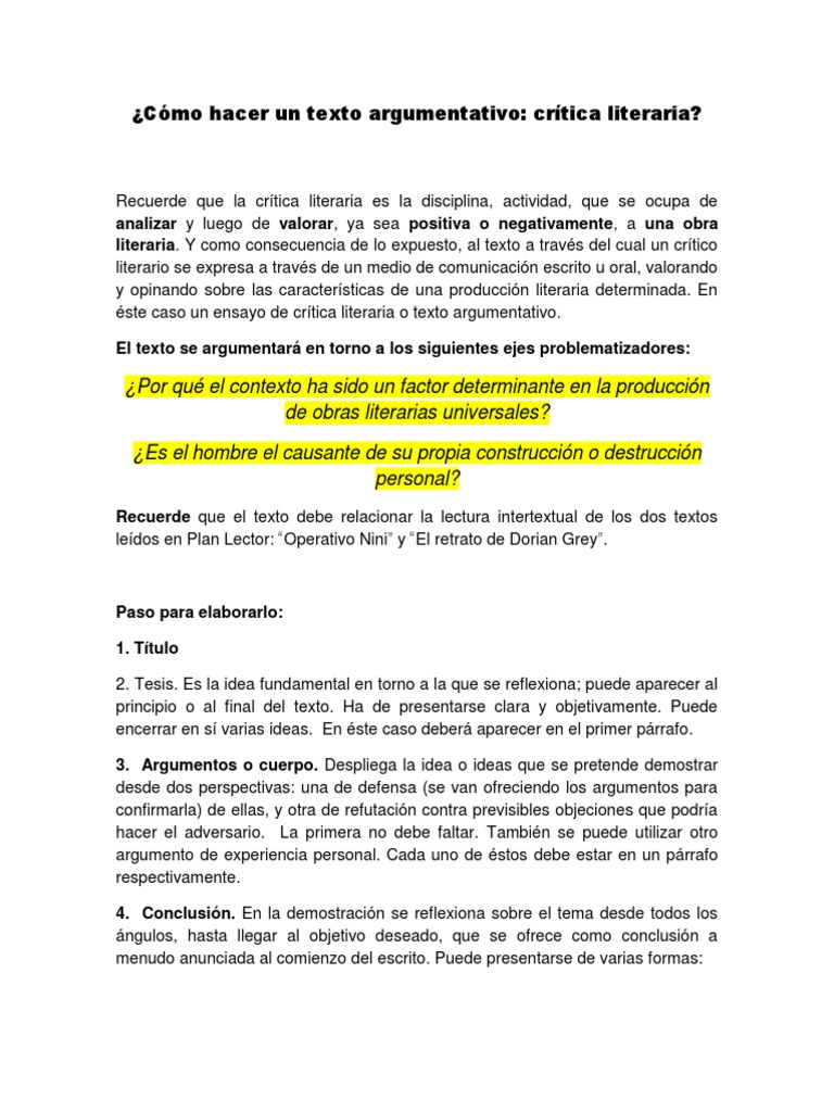 Ejemplo De Un Ensayo Argumentativo Corto Con Sus Partes Ejemplo