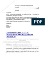 Desafiliacion Al Sindicato Deprofesores