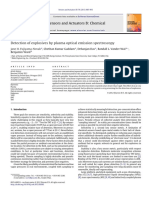 Detection of Explosives by Plasma Optical Emission Spectros