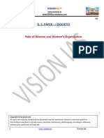 Role of Women and Women's Organization