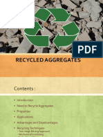 Recycled Aggregates