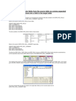 Concatenate employee skills from source to target table