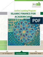 Islamic Finance For Academicians: Executive Learning Program