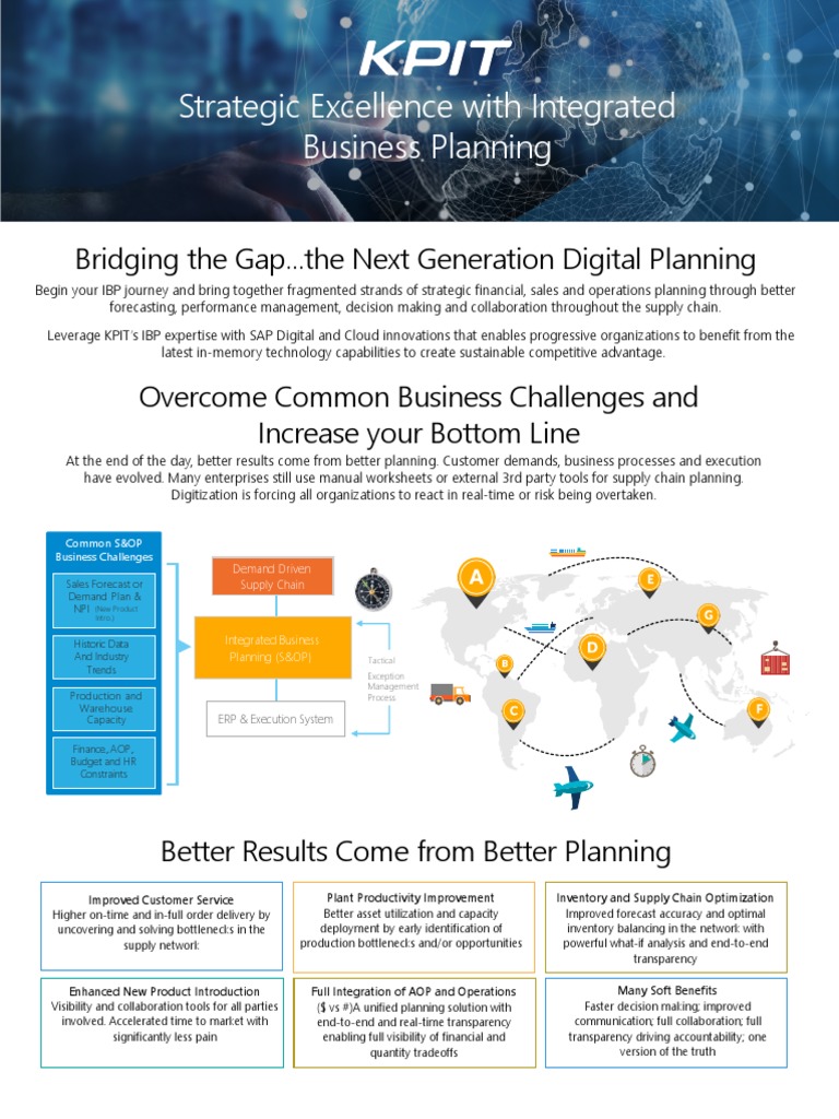 Sap integrated business planning pdf Supply Chain Analytics