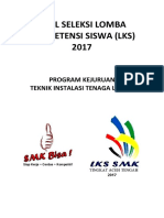 Soal Seleksi Lomba Kompetensi Siswa 2017