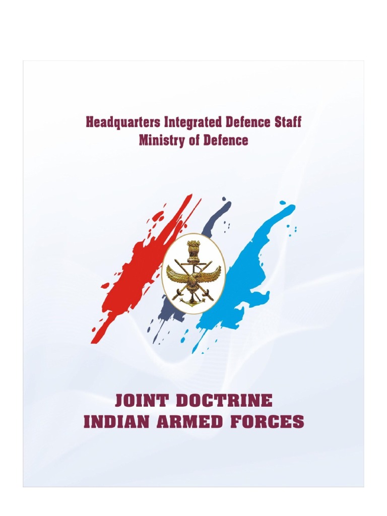 Joint Doctrine Indian Armed Forces PDF Deterrence Theory Crime