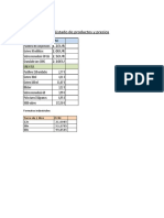 Listado de Productos y Precios PDF