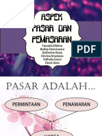 Aspek Pasar Dan Pemasaran