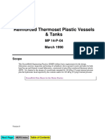 Reinforced Thermoset Plastic Vessels and Tanks