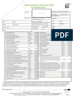 Clinicians' Staff Order Form 0.7