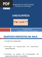Amenorreia - Professora Jaqueline