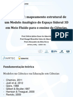 MAES-3DMF: Mapeamento Estrutural de Um Modelo Analógico Do Espaço Sideral 3D em Meio Fluido para o Ensino de Ciências.