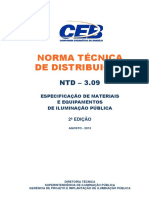 NTD 3.09 - Materiais e Equipamentos de Iluminacao Publica - vr2 PDF