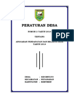 APBDesa Tahun 2014