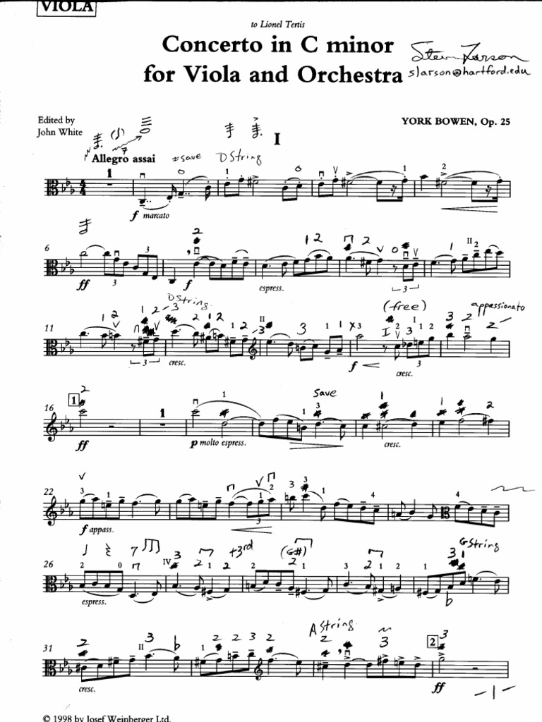 bowen viola concerto