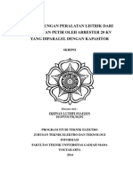 Perlindungan Peralatan Listrik Dari Sambaran Petir Oleh Arrester 20 KV Yang Diparalel Dengan Kapasitor Ikhwan Luthfi Syafjon PDF