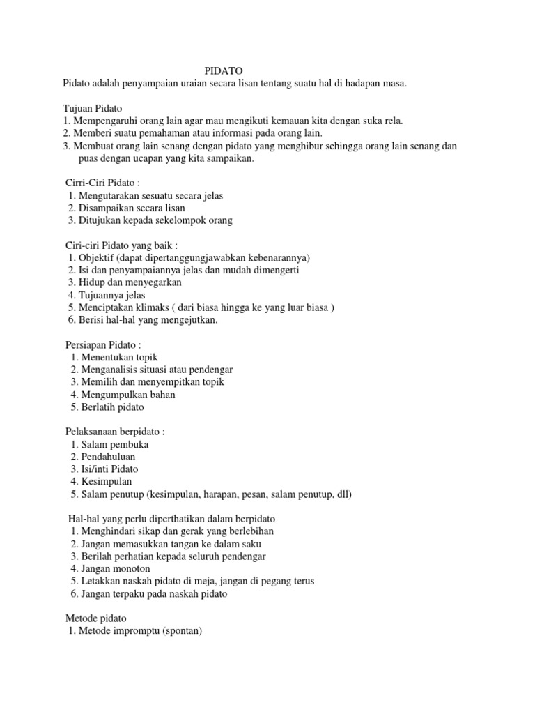 Pidato