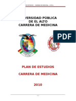 Plan de Estudios Medicina