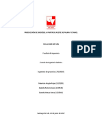 Última Entrega - Producción de Biodiésel A Partir de Aceite de Palma y Etanol