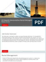 JD Edwards Enterpriseone Rental Management: Solution Overview