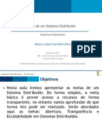 Metas de Um Sistema Distribuído