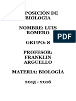 Exposición de Biologia