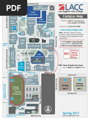 los angeles city college campus map Lacc Campus Map Clausen Hall Pdf Technology Technology General los angeles city college campus map